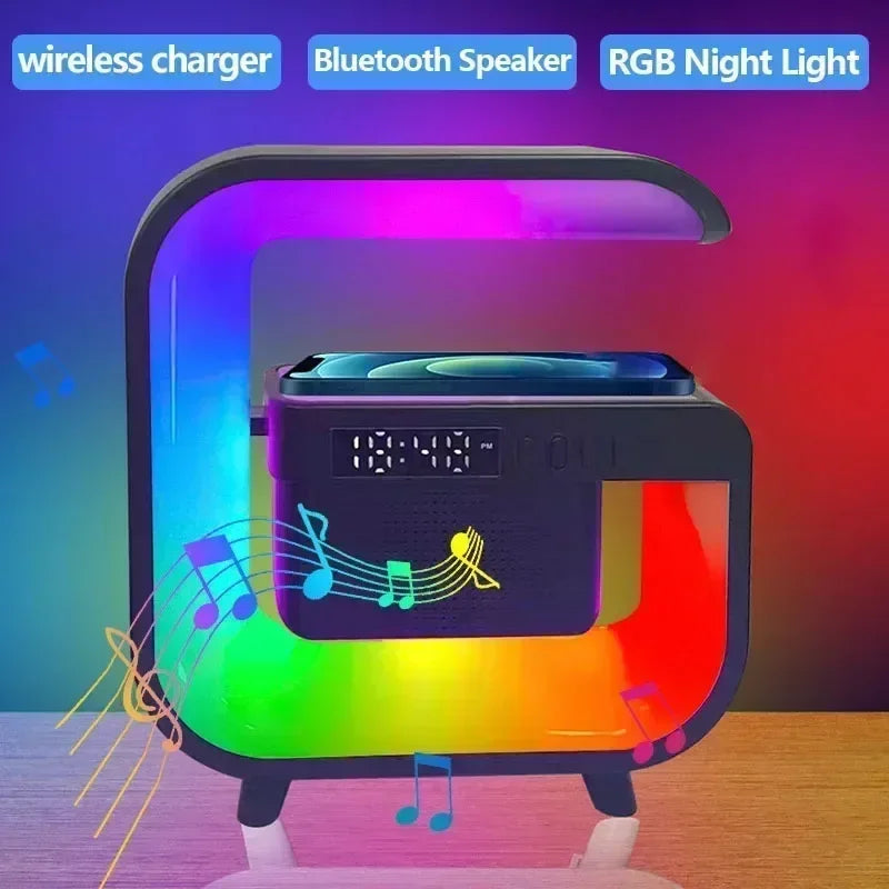 GlowCharge Tech 5.0™ - Suporte Carregador Bluetooth