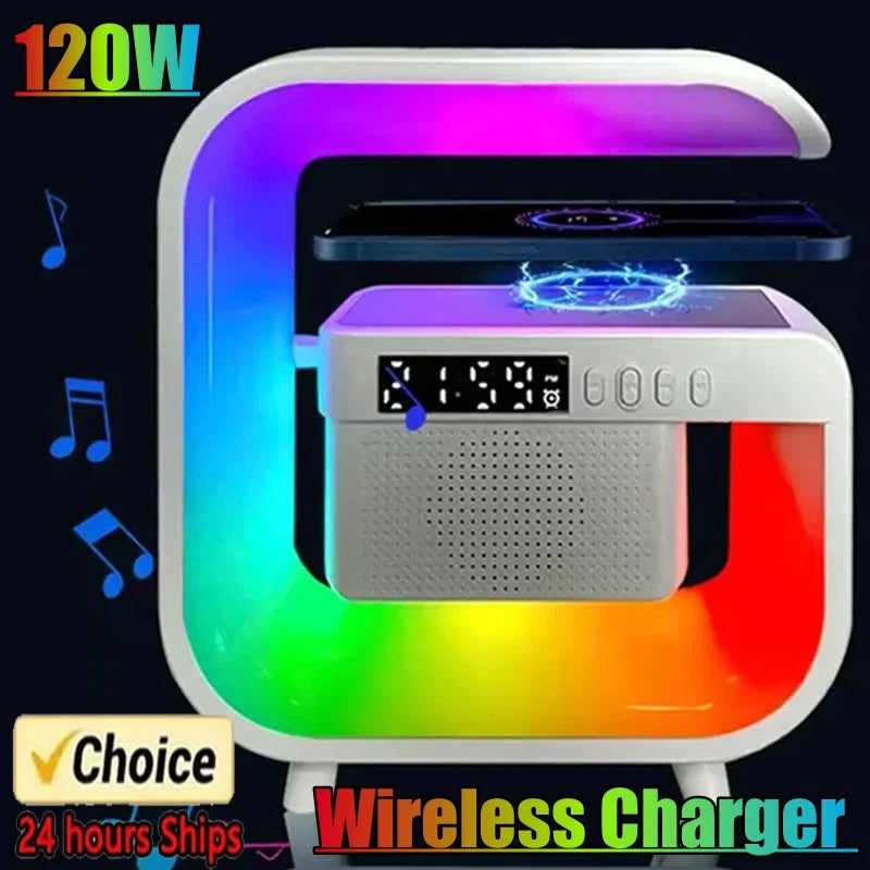 GlowCharge Tech 5.0™ - Suporte Carregador Bluetooth