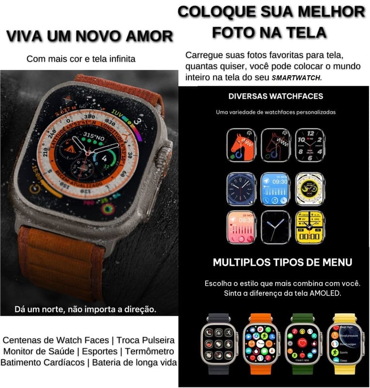 SmartWatch 9 Ultra - 2ª Geração